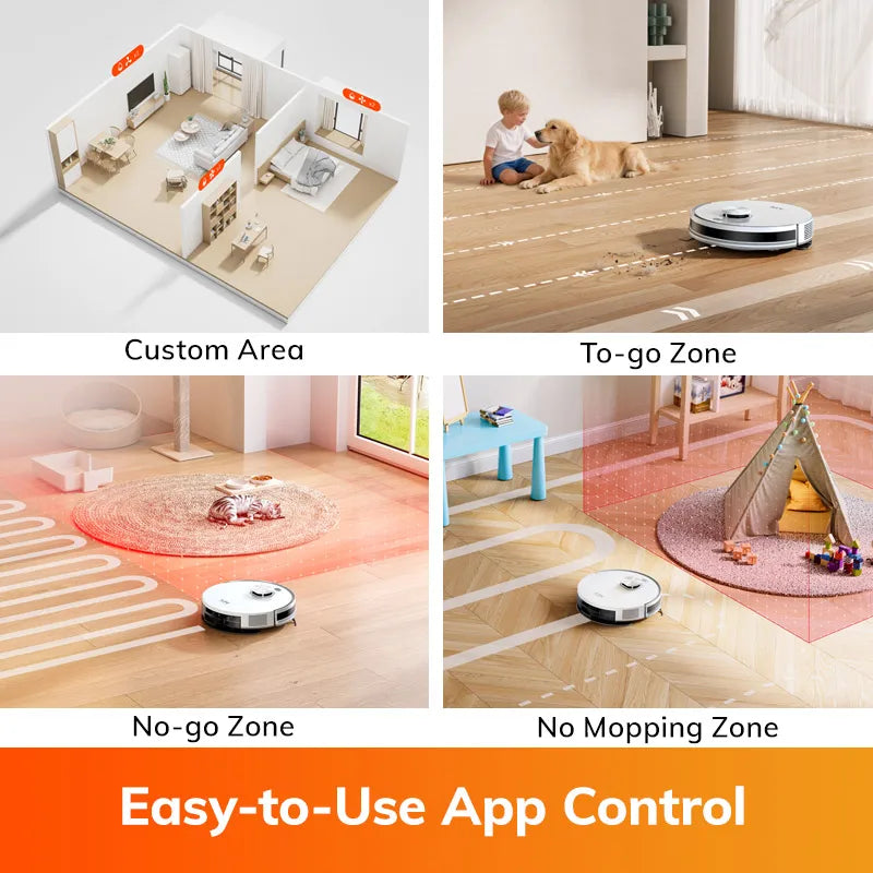 ILIFE V30 – Robot Aspirateur avec Navigation Laser